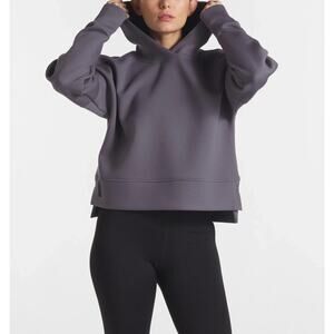 UNRL Luxbreak Oversized Hoodie Women Med Lavender Dusk Purple Sweatshirt Hood